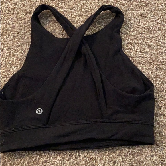 high neck lululemon sports bra